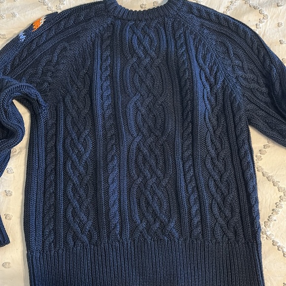 Tory Sport Merino Wool Graphic Print Sweater - Picture 3 of 4